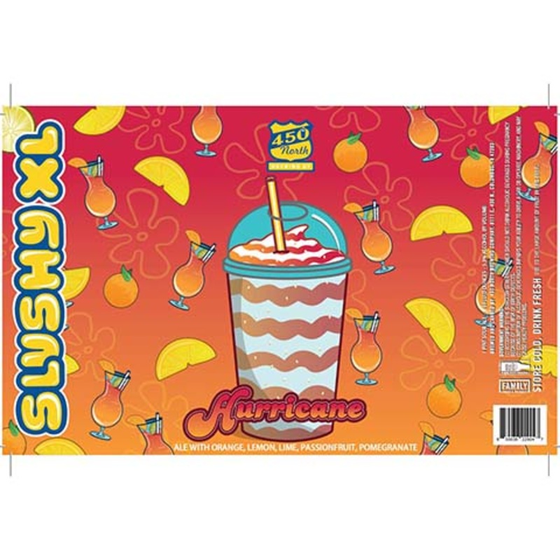450 North Slushy XL Hurricane Sour Ale 16OZ SINGLE CAN