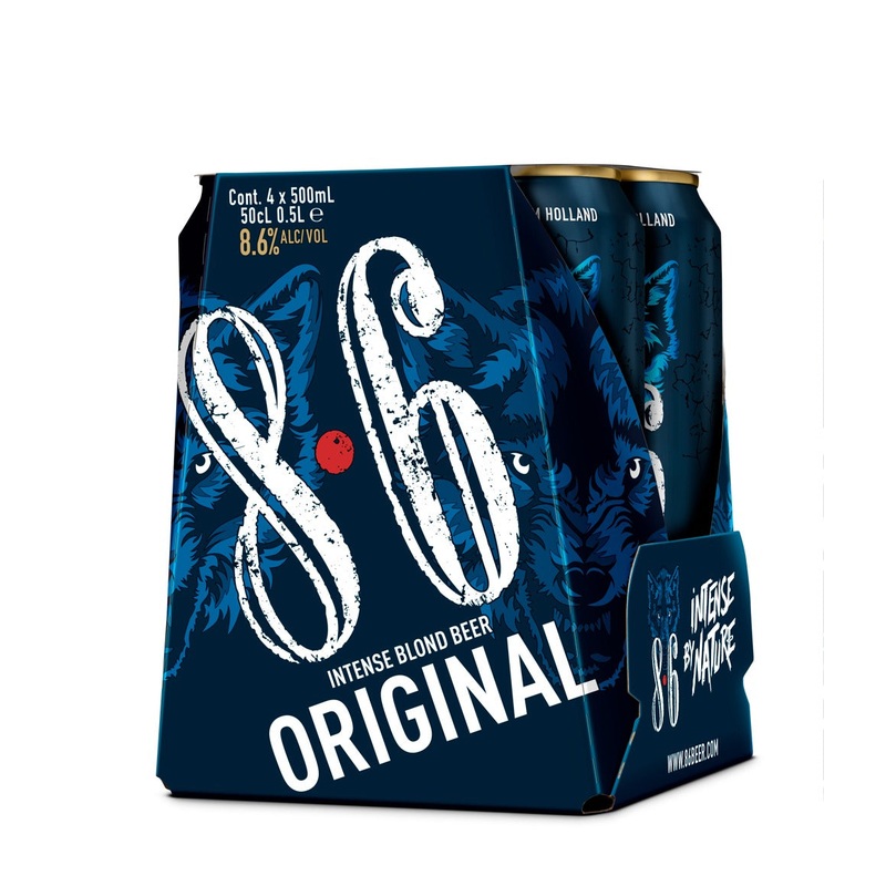 BAVARIA 86 ORIGINAL 500ML 4PK CAN @ MacTaggart Ridge [1026167] 2000 ml