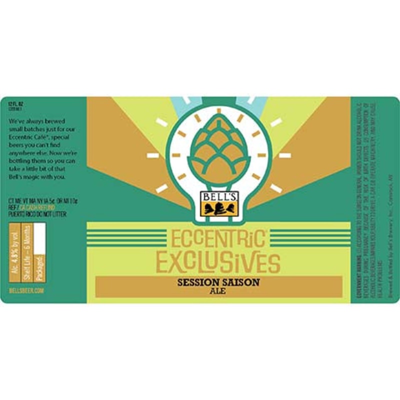 Bell’s Eccentric Exclusives Session Saison Ale 12OZ SINGLE BTL