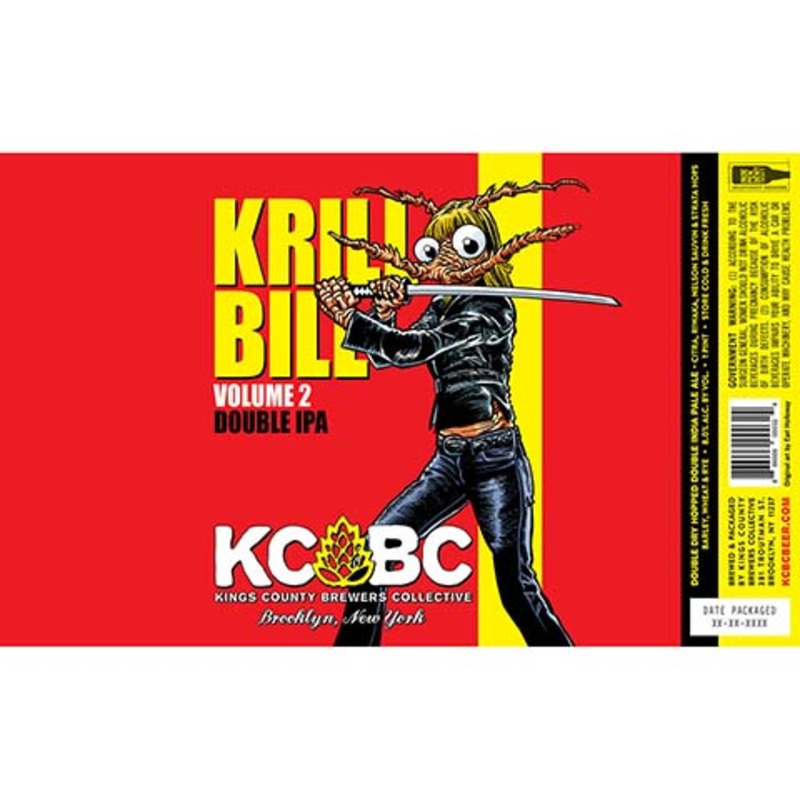 Kings County Brewers Collective Krill Bill Vol 2 DIPA 16OZ SINGLE CAN