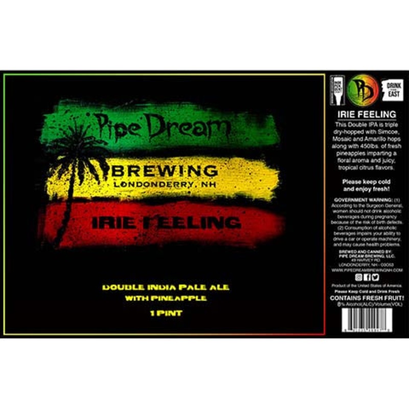 Pipe Dream Irie Feeling DIPA 16OZ SINGLE CAN