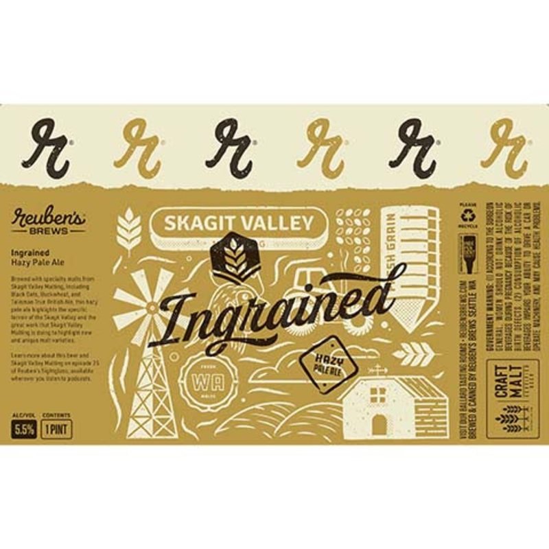 Reuben Brews Ingrained Hazy Pale Ale 16OZ SINGLE CAN