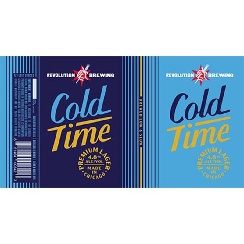 Revolution Cold Time Lager 16OZ SINGLE CAN