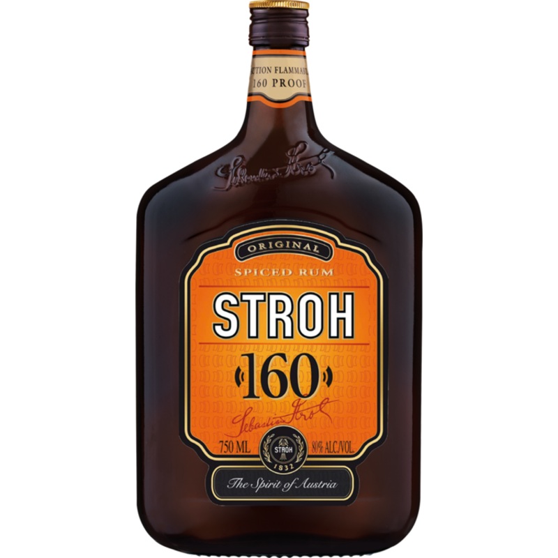 Stroh Spiced Rum 80 Original 160 750ML 750ML