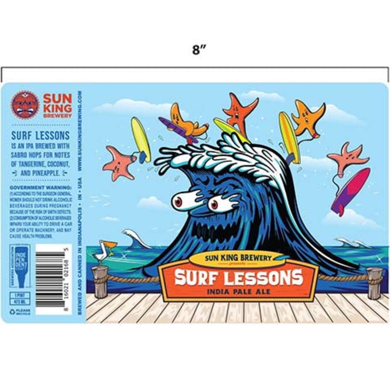 Sun King Surf Lessons IPA 16OZ SINGLE CAN