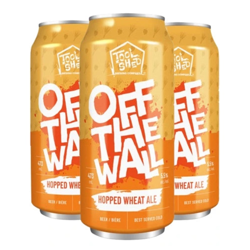 TOOL SHED OFF THE WALL HOPPED WHEAT ALE 473ML 4PK CAN @ Township [1056563] 1892 ml