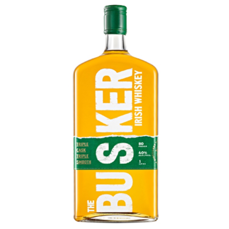 Busker Irish Whiskey Blend 1L 1l Bottle