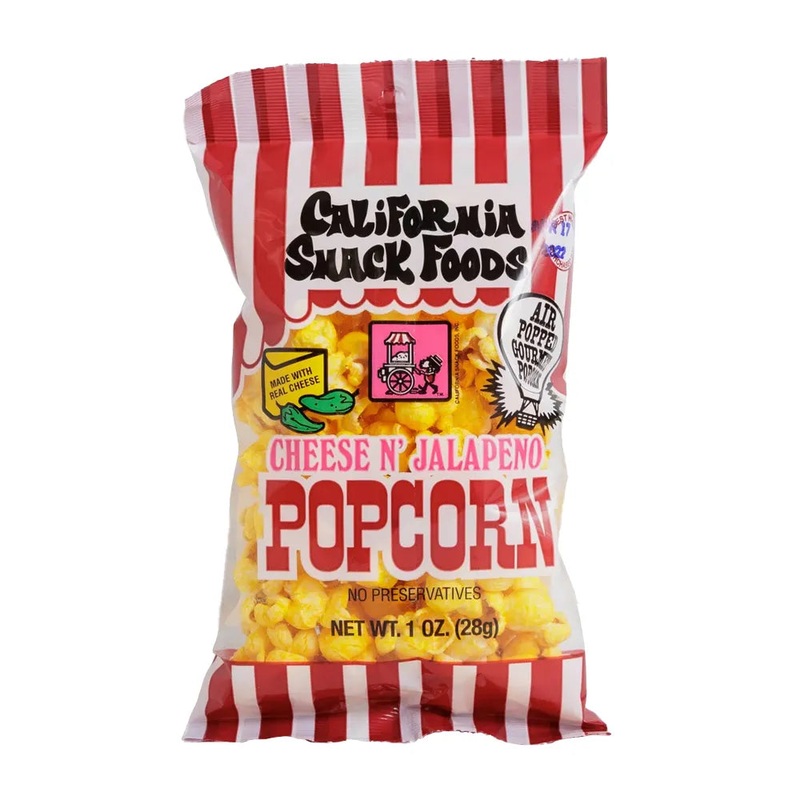 California Snack Foods Popcorn Jalapeno & Cheese