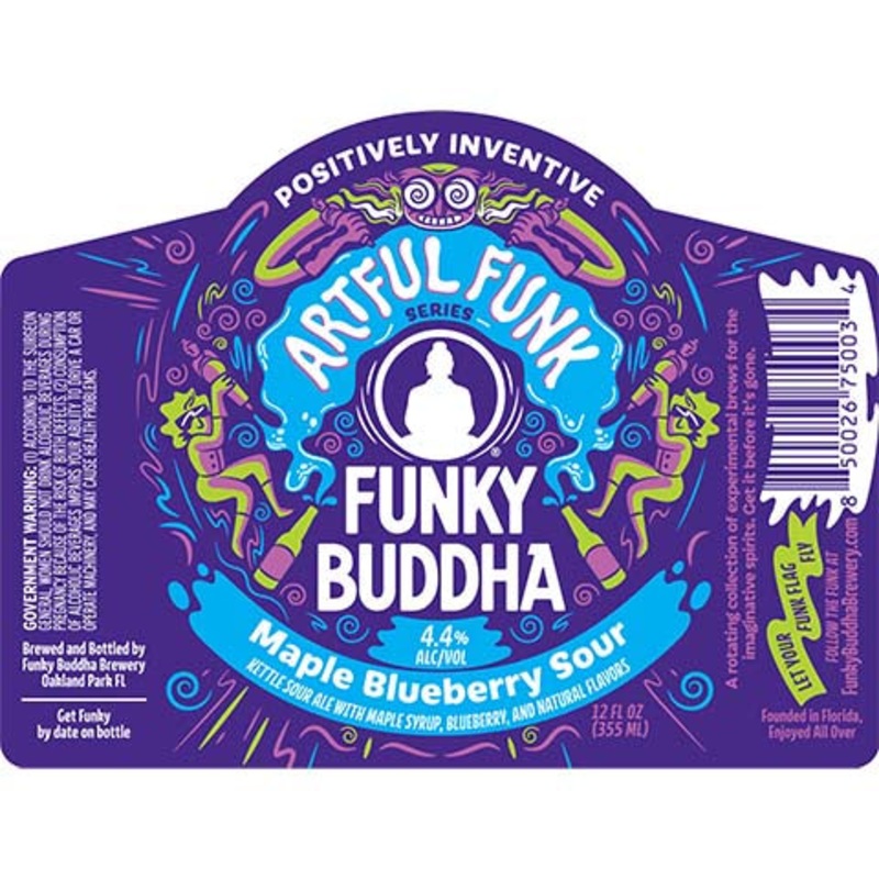 Funky Buddha Artful Funk Maple Blueberry Sour Ale 12OZ SINGLE BTL