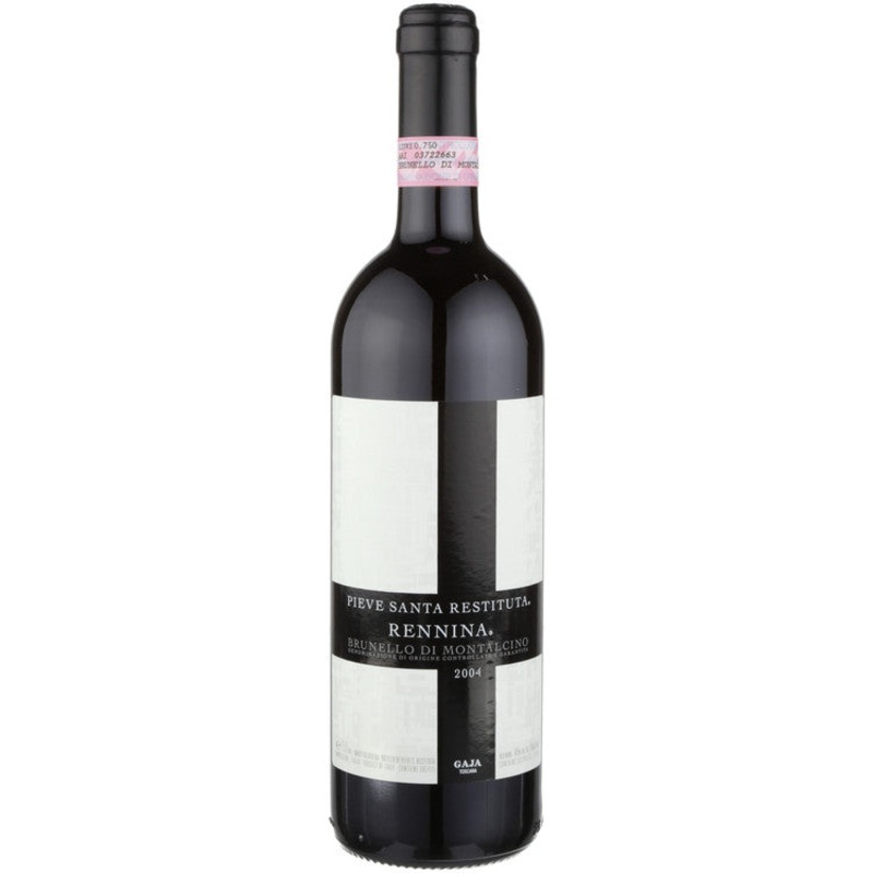 GAJA BRUNELLO DI MONTALCINO RENNINA PIEVE SANTA RESTITUTA 2004 750ML 750ML