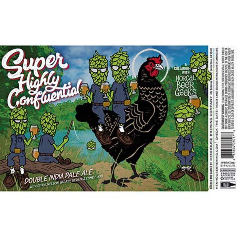 HenHouse Super Highly Confluential DIPA 16OZ SINGLE CAN