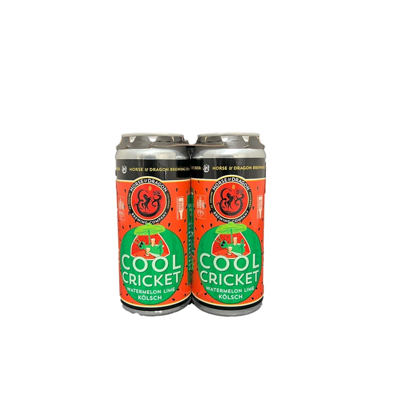 Horse & Dragon Cool Cricket Watermelon Lime Kolsch 4 Pack