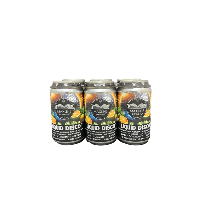 Maxline Liquid Disco Hazy IPA 6 Pack Cans