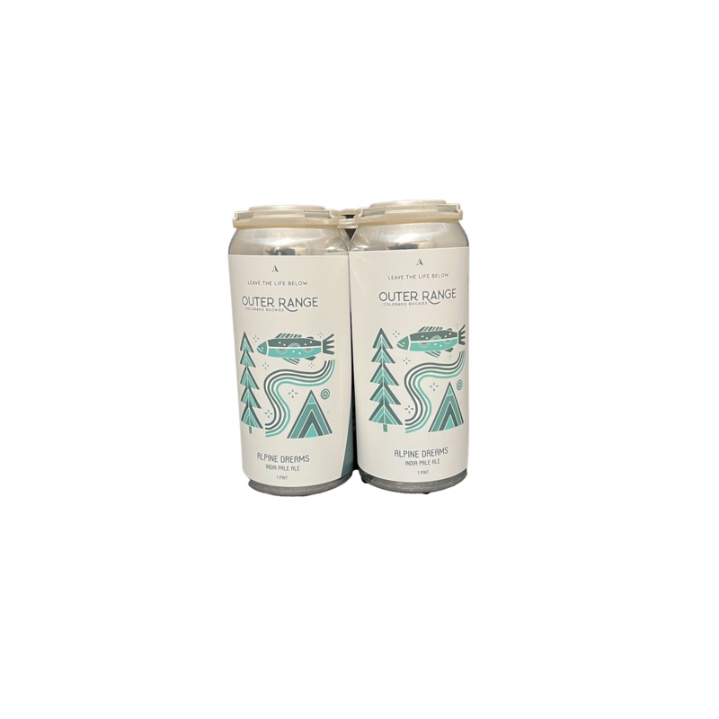 Outer Range Alpine Dreams IPA 4 Pack Cans