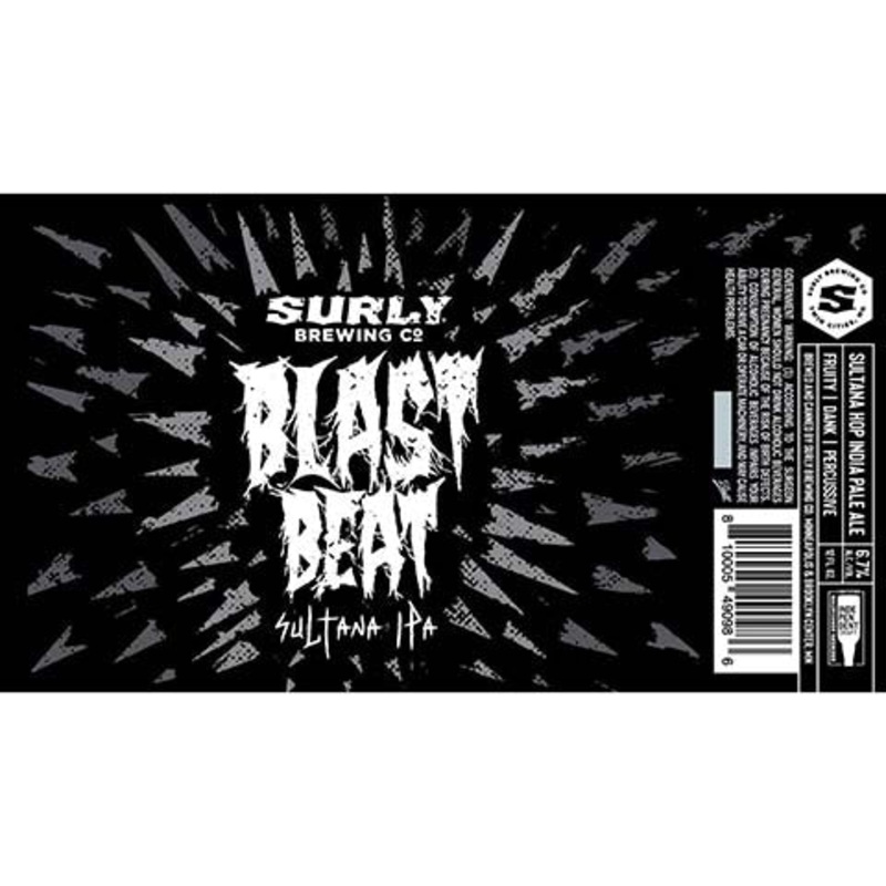 Surly Blast Beat Sultana IPA 12OZ SINGLE CAN