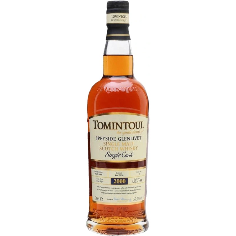 TOMINTOUL 2000 PORT PIPE CASK SINGLE MALT SCOTCH 700ML @ St. Albert [1046333] 700 ml