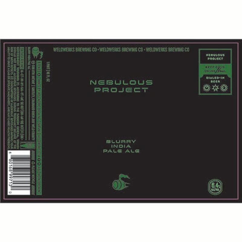 Weldwerks Nebulous Project IPA 16OZ SINGLE CAN