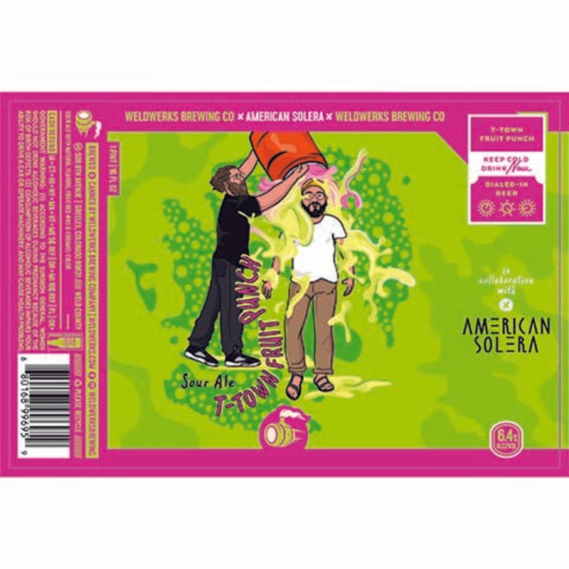 Weldwerks T-Town Fruit Punch Sour 16OZ SINGLE CAN