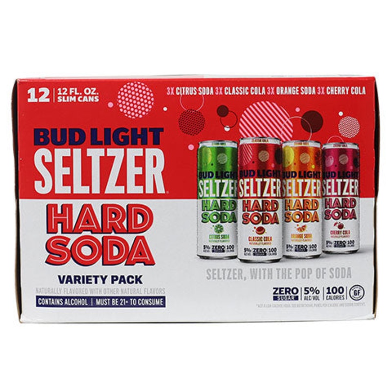 Bud Light Seltzer Hard Soda Variety Pack 12OZ SINGLE CAN