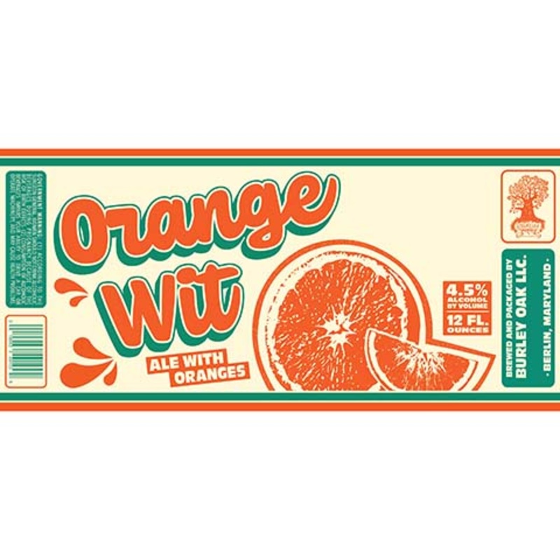 Burley Oak Orange Wit 12OZ SINGLE CAN