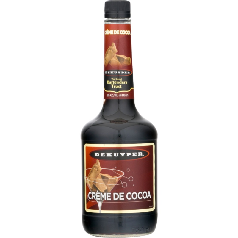 DEKUYPER CREME DE CACAO DARK 48 750ML 750ML