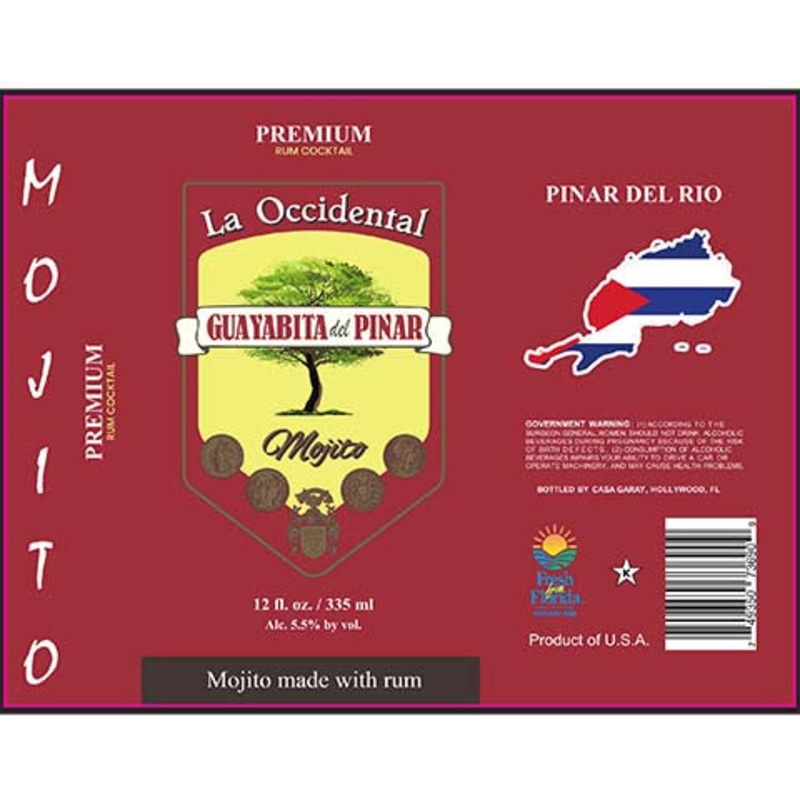 Guayabita Del Pinar La Occidental Mojito 12OZ SINGLE BTL
