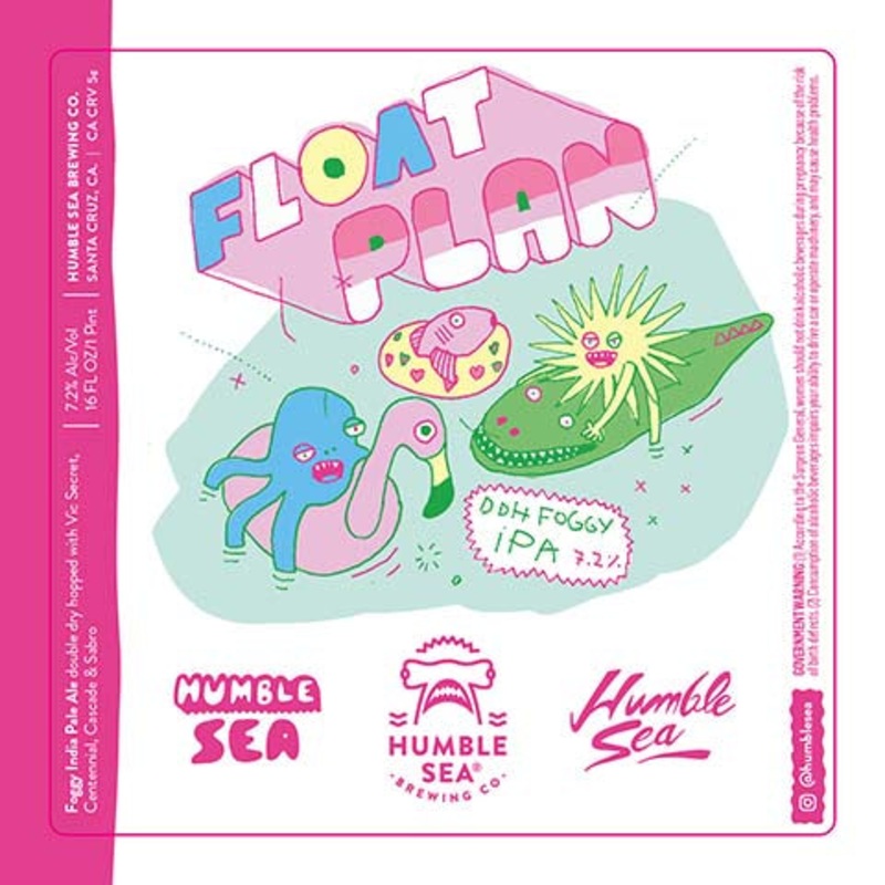 Humble Sea Float Plan DDH Foggy IPA 16OZ SINGLE CAN
