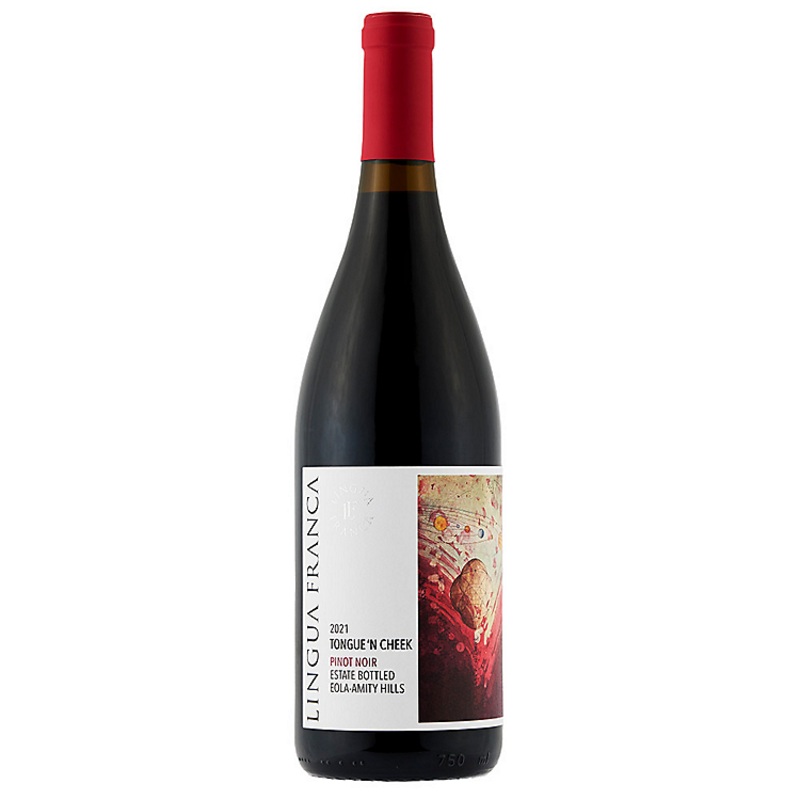 LINGUA FRANCA PINOT NOIR TONGUE ‘N CHEEK EOLA AMITY HILLS 2021 750ML 750ML