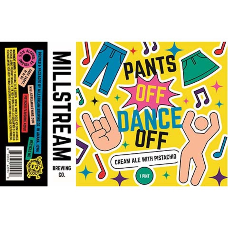 Millstream Pants Off Dance Off Cream Ale 16OZ SINGLE CAN