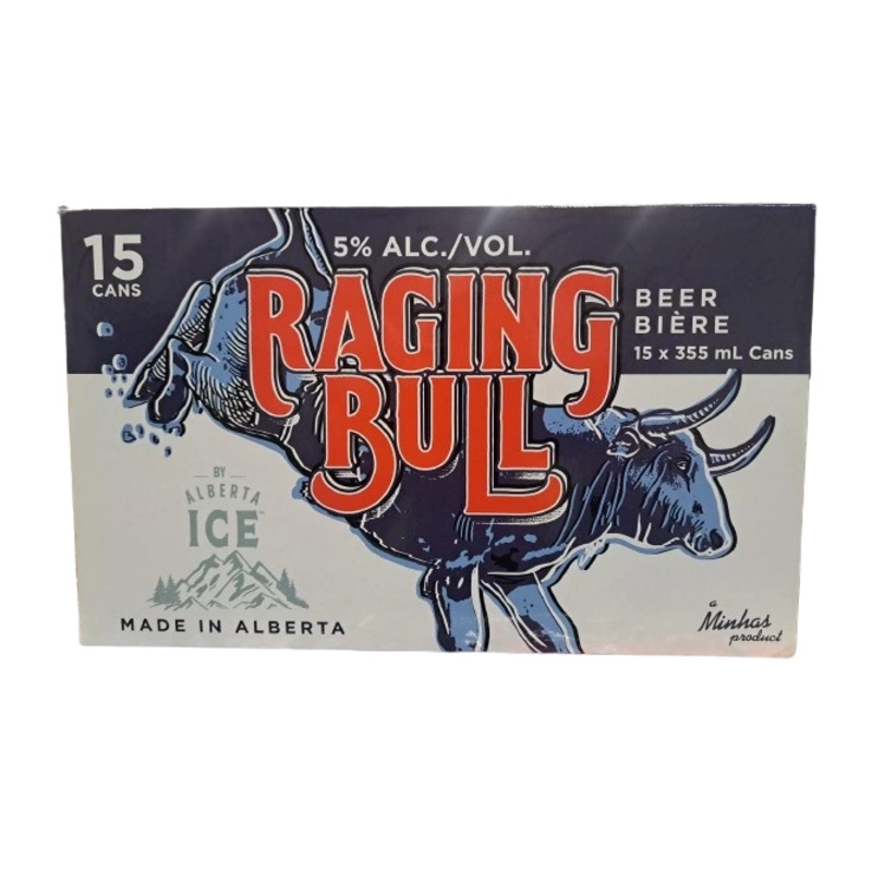 RAGING BULL BEER 355ML 15PK CAN @ Signal Hill [1048247] 5325 ml