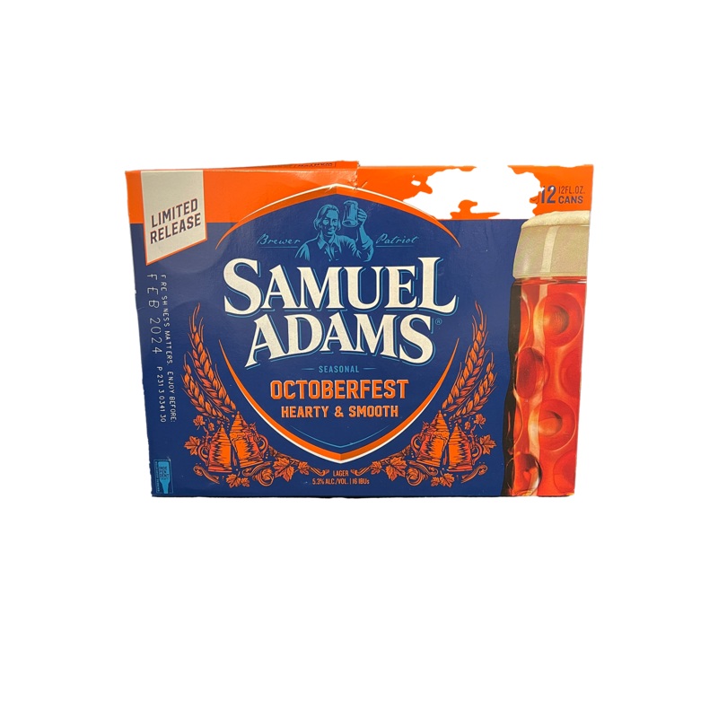 Samuel Adams Seasonal 12 Pack Cans Octoberfest