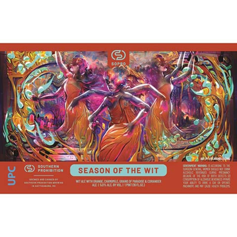 Southern Prohibition Season Of The Wit 16OZ SINGLE CAN