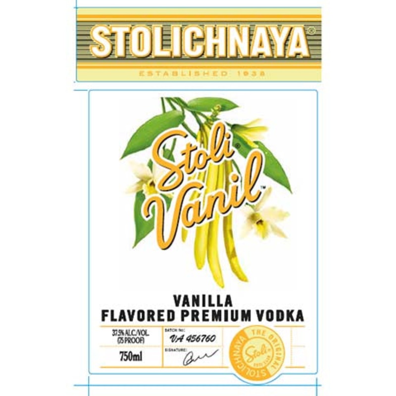 Stolichnaya Vanil Vodka 750ML BTL