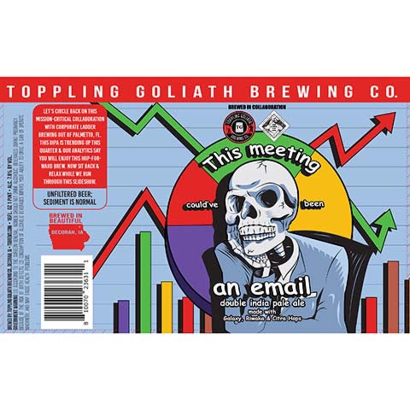 Toppling Goliath This Meeting Could’ve Been An Email DIPA 16OZ SINGLE CAN