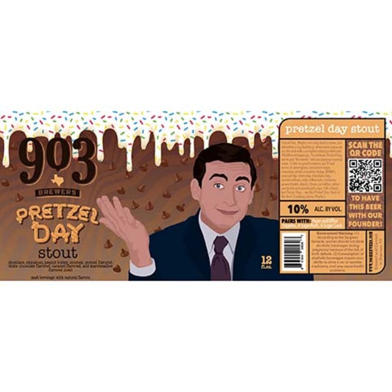 903 Brewers Pretzel Day Stout 16OZ SINGLE CAN