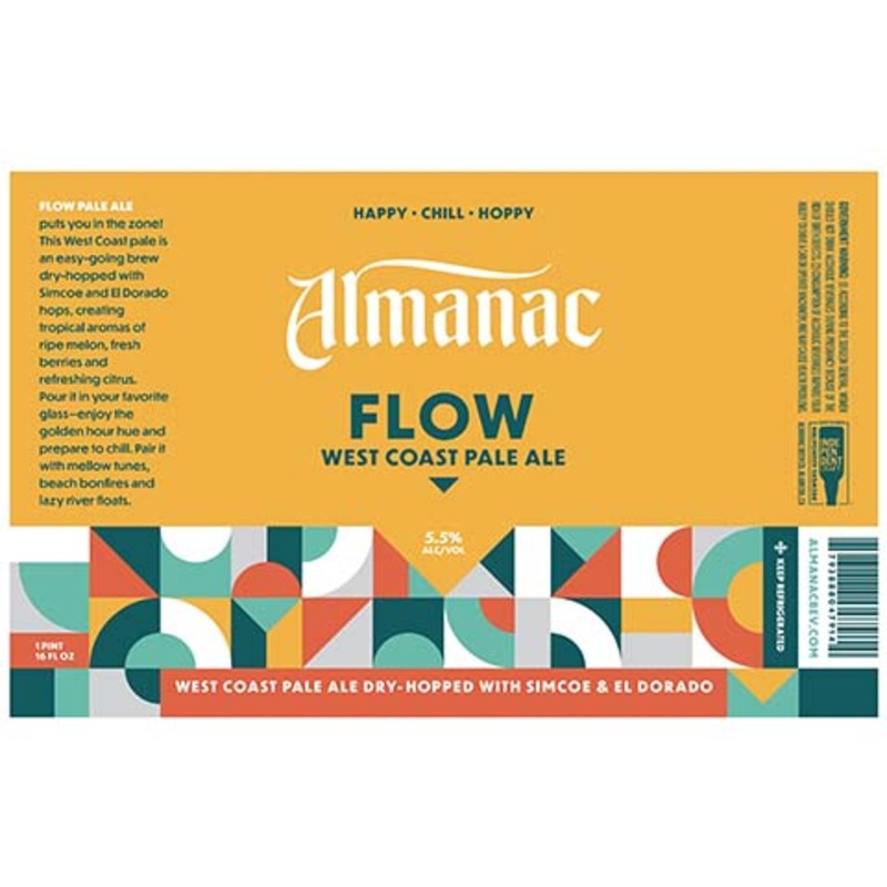 Almanac Flow West Coast Pale Ale 16OZ SINGLE CAN