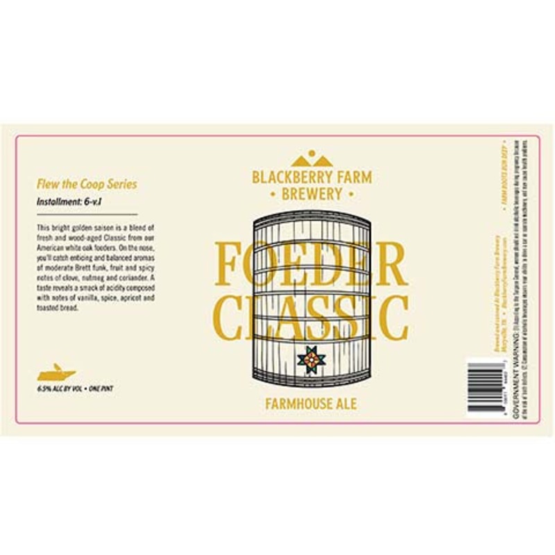 Blackberry Farm Foeder Classic Farmhouse Ale 16OZ SINGLE CAN