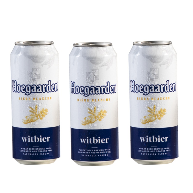 Hoegaarden White Beer 500ml Can x 3