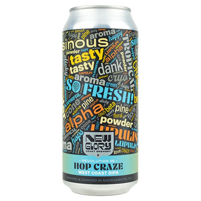 New Glory Hop Craze Revolution #5 DIPA 16OZ SINGLE CAN