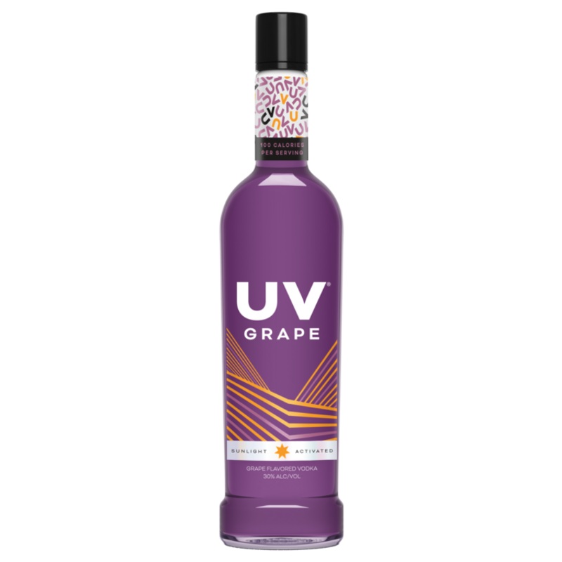 Uv Grape Flavored Vodka 60 750ML 750ML