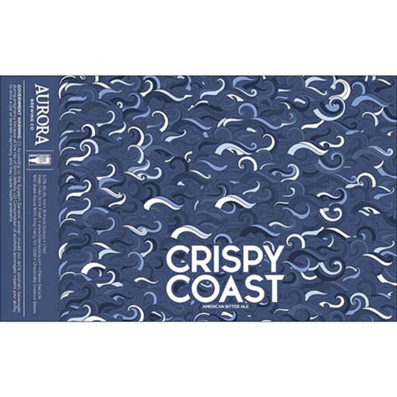 Aurora Crispy Coast Bitter Ale 16OZ SINGLE CAN