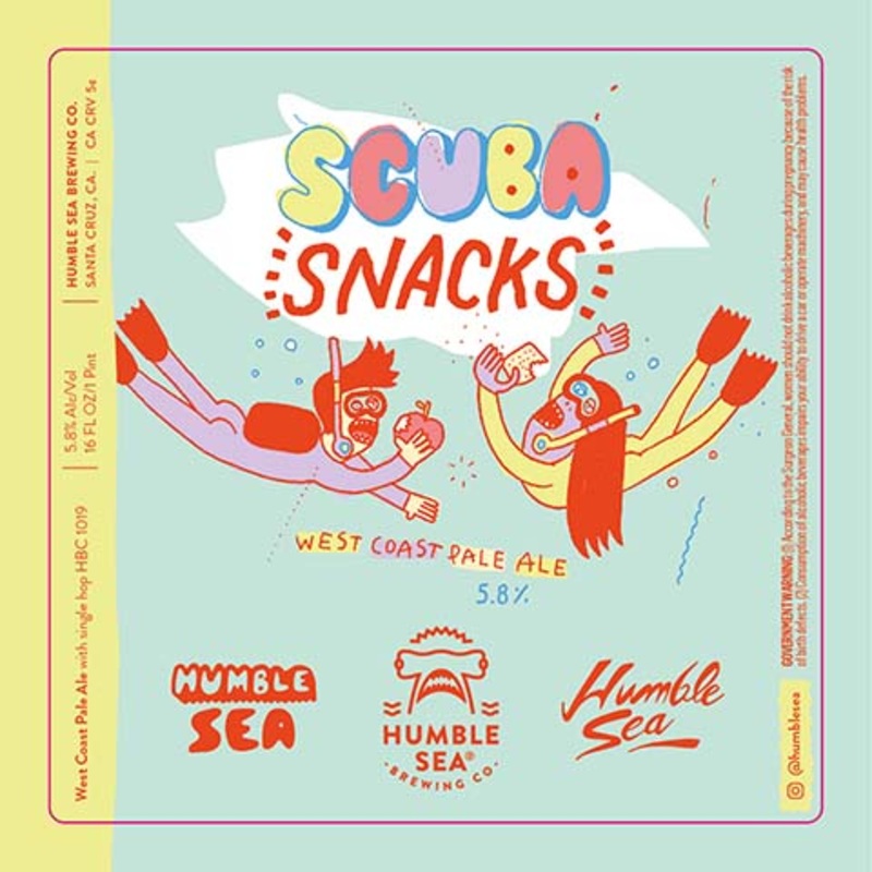 Humble Sea Scuba Snacks West Coast Pale Ale 16OZ SINGLE CAN