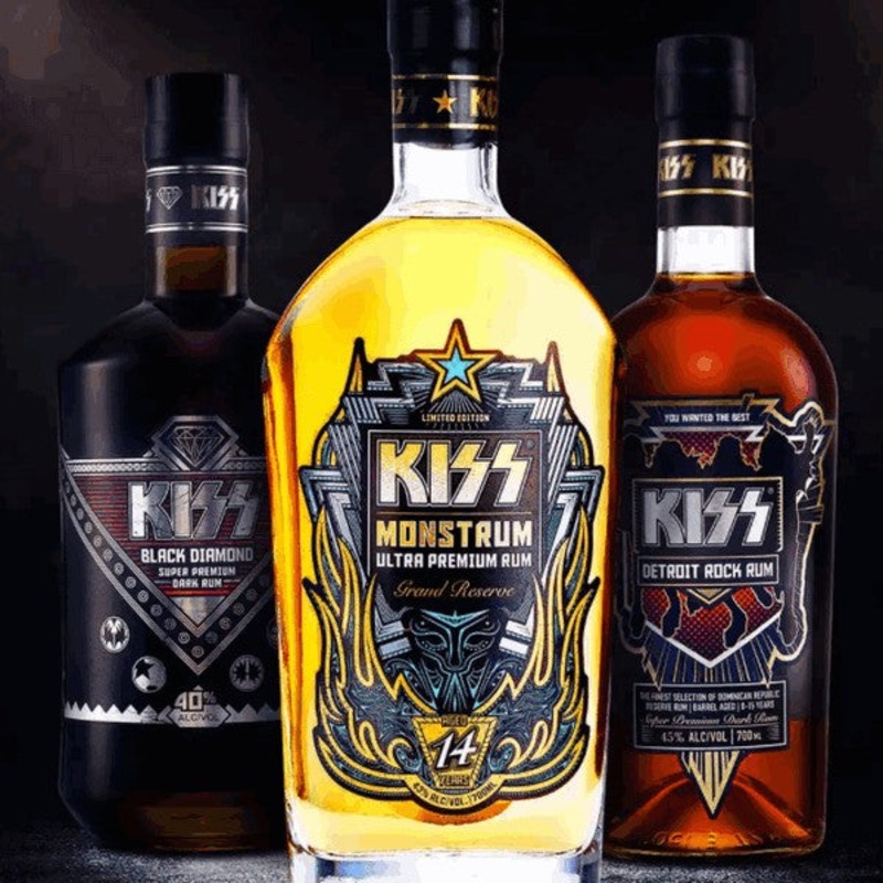 KISS Rum Kollection Gift Box Set 3PK 700ML BTL