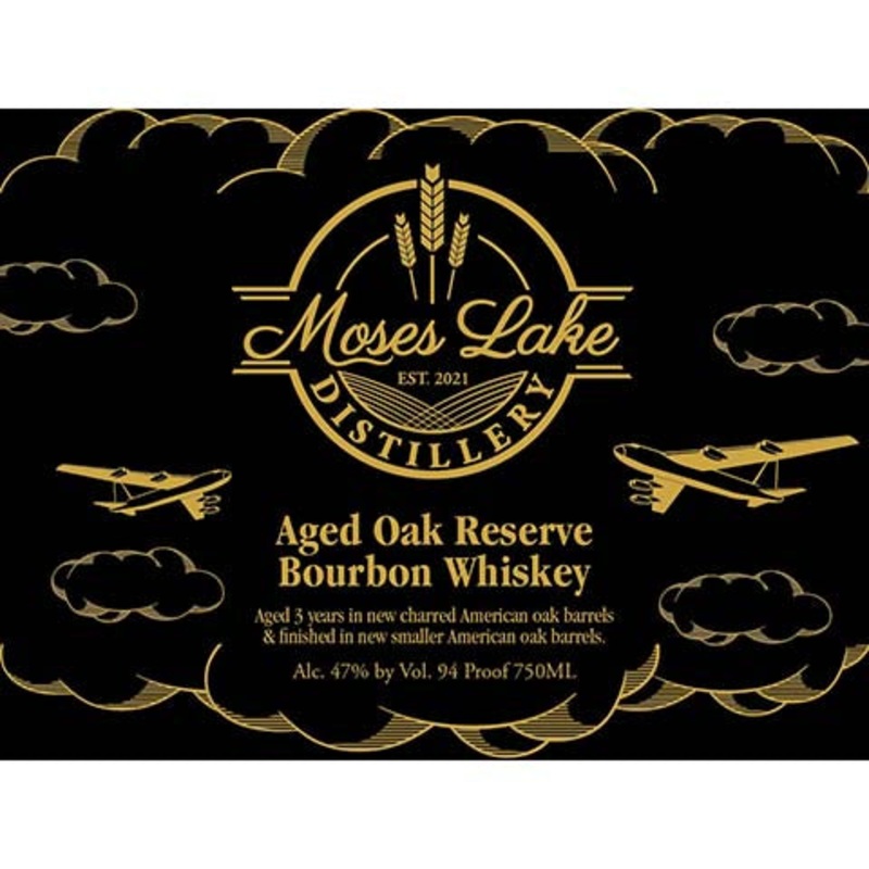 Moses Lake Aged Oak Reserve Bourbon Whiskey 750ML BTL