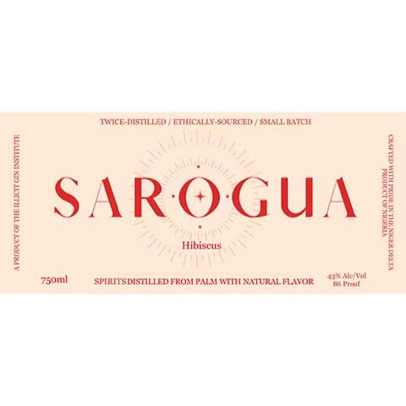 Sarogua Hibiscus 750ML BTL