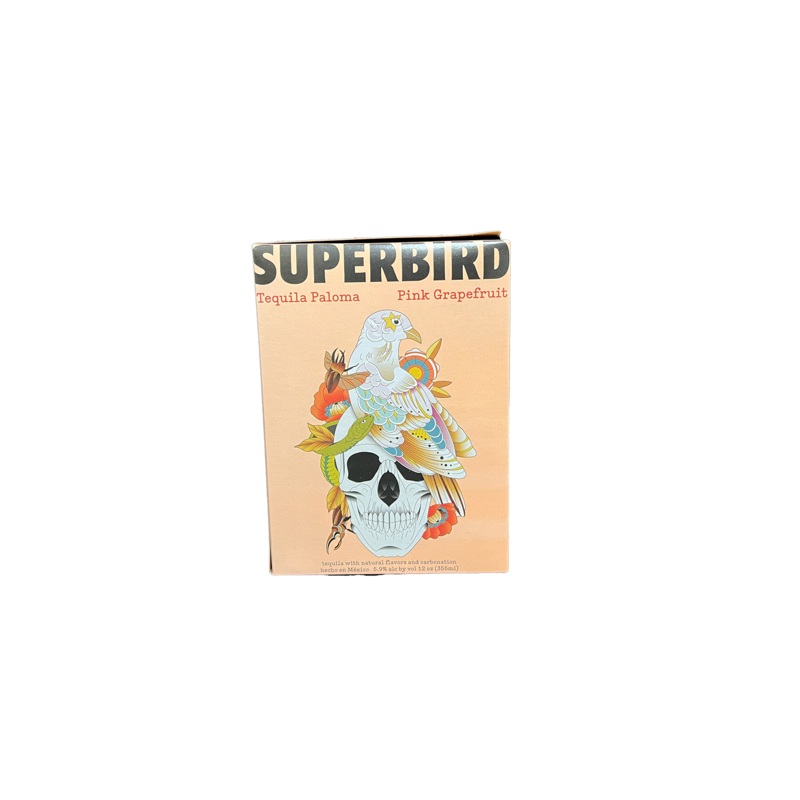 Superbird Tequila Paloma 4 Pack Cans