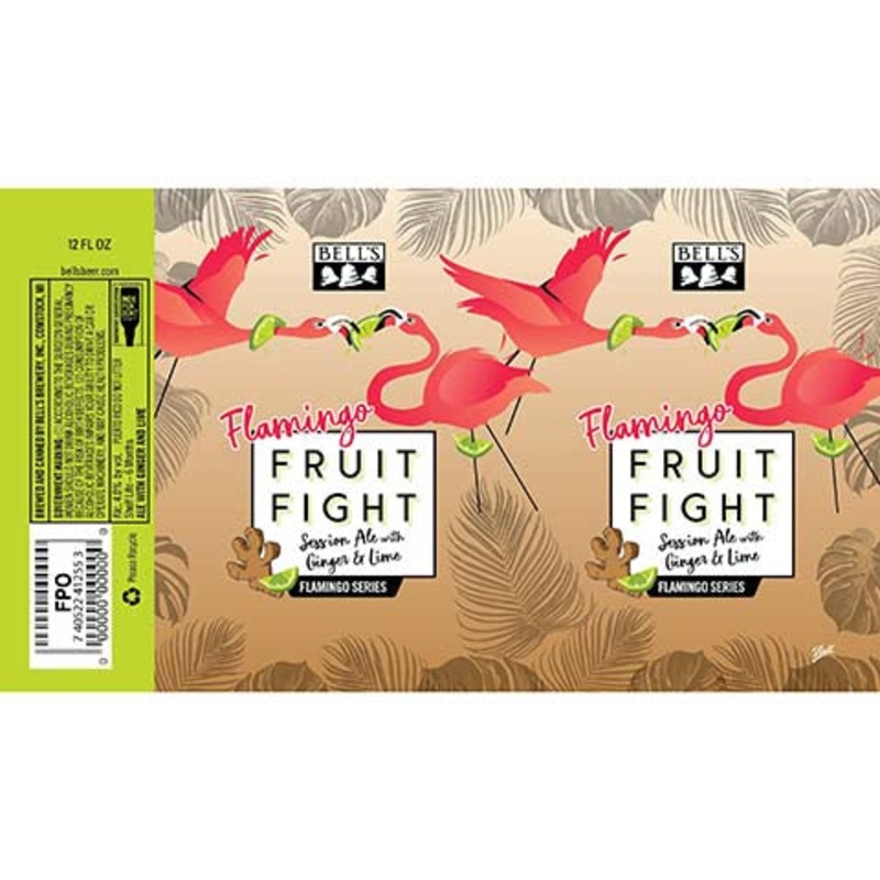 Bell’s Flamingo Fruit Fight Session Ale with Lime & Ginger 12OZ SINGLE CAN