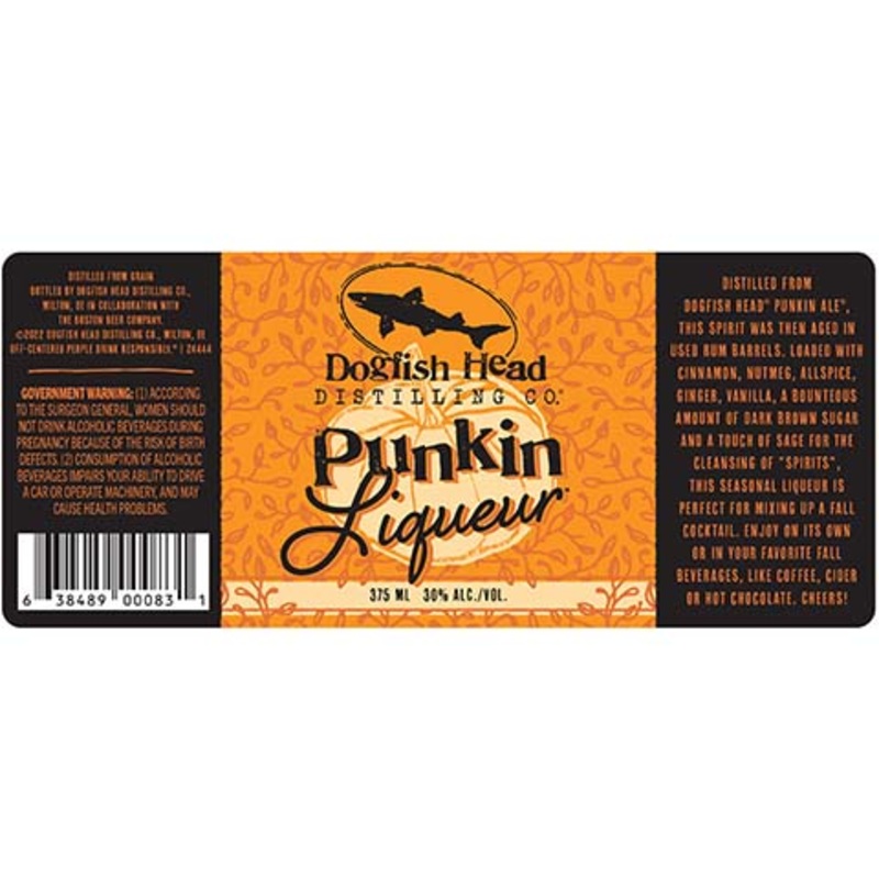 Dogfish Head Punkin Liqueur 16OZ CAN