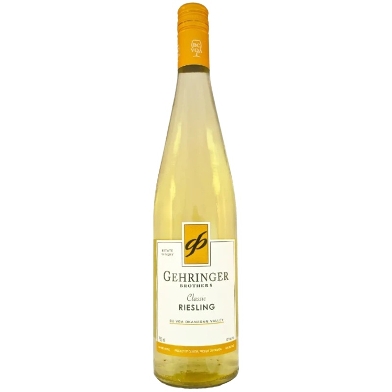 GEHRINGER BROTHERS CLASSIC RIESLING VQA 750ML @ Kelowna [1014442] 750 ml