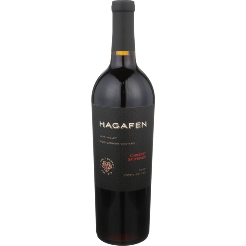 HAGAFEN CABERNET SAUVIGNON WIERUSZOWSKI VINEYARD NAPA VALLEY 2019 750ML 750ML